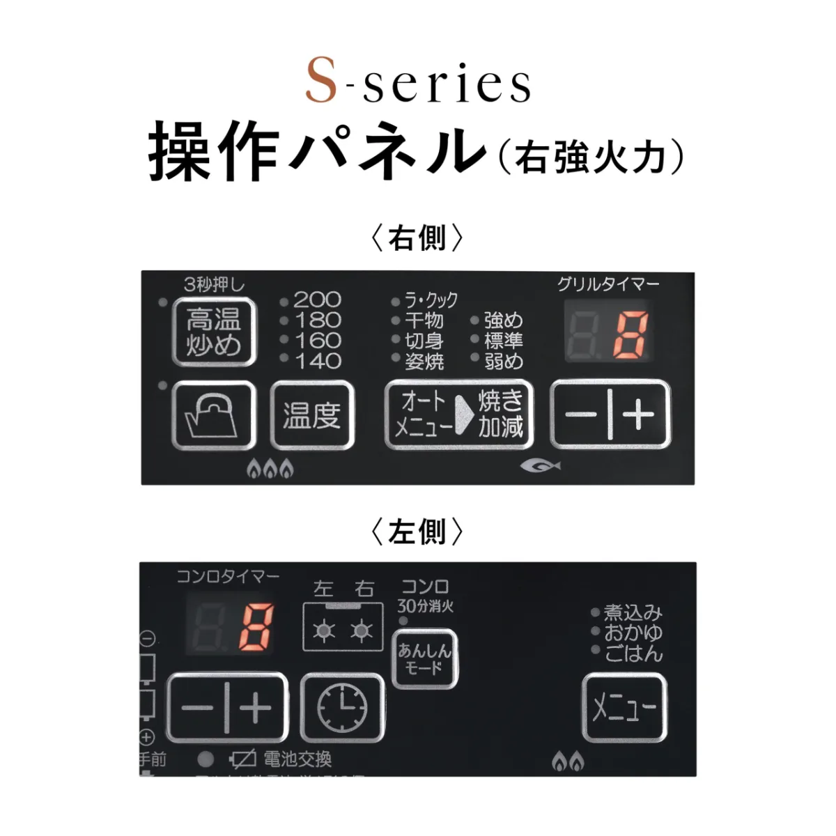 Bếp ga dương Paloma S-series PA-A65WCK-R/L ảnh 2